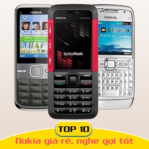 Các dòng điện thoại Nokia cũ giá rẻ