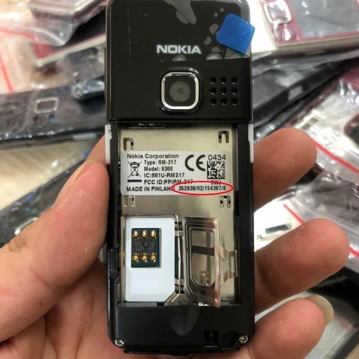 Nokia 6300 trùng IMEI
