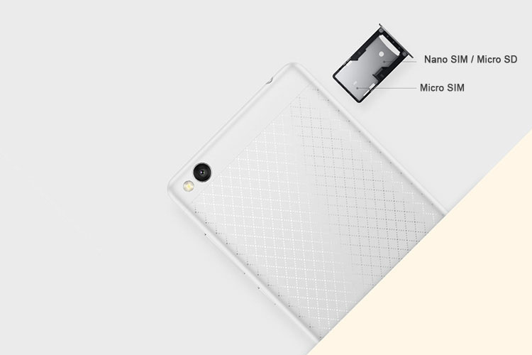 Xiaomi Redmi 3 hỗ trợ SIM lai
