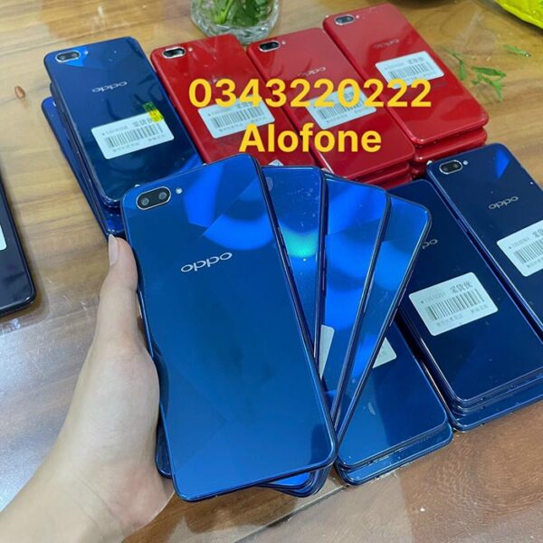 Oppo A3s màu xanh nước biển