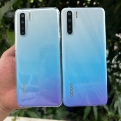 Điện thoại Oppo A91 màu xanh nhạt