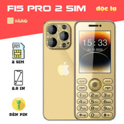 Điện thoại F15 pro màu vàng