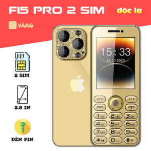 Điện thoại F15 pro màu vàng