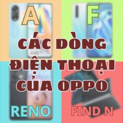 Các dòng điện thoại của Oppo