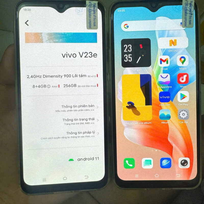 Màn hình AMOLED cho màu đen sâu - Vivo V23e