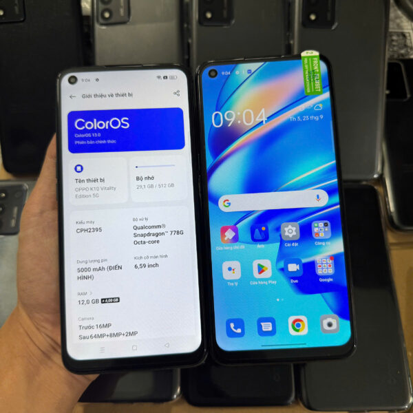 cấu hình giao diện oppo k10 vitality edition 5g